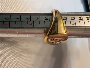 Gold Initial “N” Ring thumbnail 5