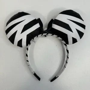 Disney Parks Minnie Mouse Ears Headband Black White Mummy‎ Bow Halloween Spooky thumbnail 6