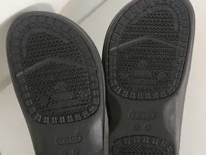 Crocs On The Clock Black Work Clogs Size Womens 7 Mens 5 Flaw thumbnail 9