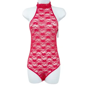 NWT Fredericks of Hollywood Margarita Floral Sheer Lace Teddy Lingerie‎ Size S thumbnail 3
