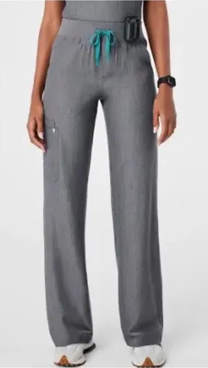 FIGS Livingston Straight-Leg Scrub Pants - Graphite Gray Size Small thumbnail 1