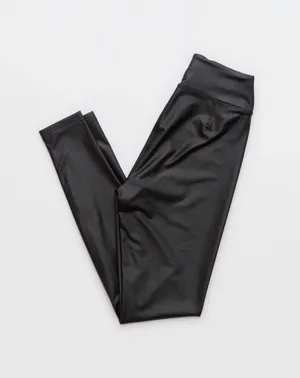 Aerie real luxe faux leather leggings thumbnail 3