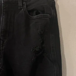 Eunina‎ Black Ripped Rocket High Rise Boyfriend Jeans thumbnail 4