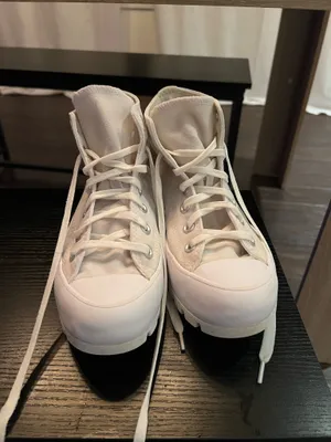 White High Top Converse thumbnail 3