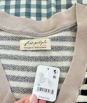Free People Vest Striped thumbnail 2