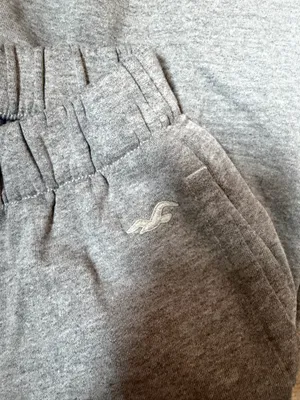 Hollister cuffed sweatpants grey  thumbnail 3