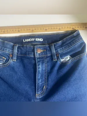 Lands' End Women's High-Rise Straight leg Jeans size 4‎ normcore thumbnail 7