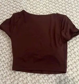 OFFLINE by Aerie Brown Athletic Top thumbnail 1