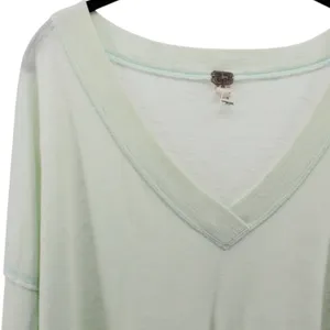 Free‎ People We The Free City Slicker Tunic Seafoam Green Coastal Oversized XS thumbnail 3