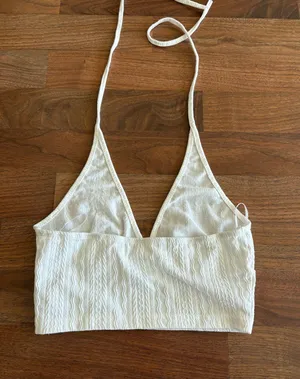 Crop Top White Size XS thumbnail 2