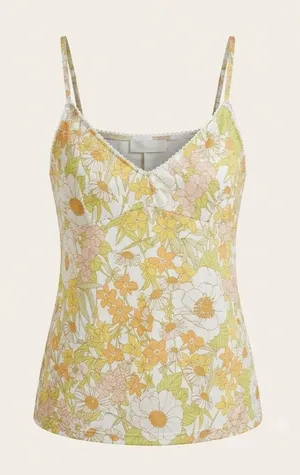 ZIMMERMANN Super Eight Lantern Slip Floral Pastel Cami Size 3 thumbnail 1