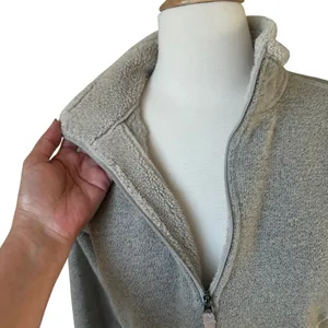 Kuhl Alfpaca Fleece‎ 1/4 zip Pullover Sweater Oatmeal Beige Womens Small Fitted thumbnail 5