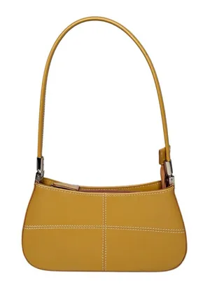 Unbranded Structured Y2k Faux Leather Small Baguette thumbnail 1