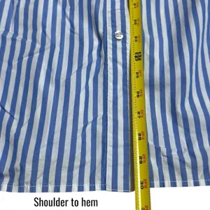 NEW Free People Sabine Striped‎ Articulated Button up Shirt Preppy Coastal XL thumbnail 14