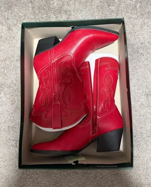 Target Red Cowgirl Boots thumbnail 1