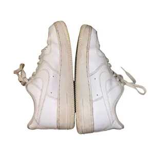 Nike Air Force 1 Low White Leather‎ Sneakers Women's 7.5 Casual Shoes thumbnail 6