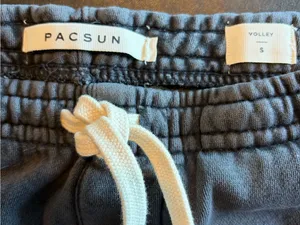 Pacsun NEW Women's Charcoal Drawstring Casual Shorts thumbnail 4