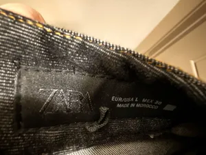 Zara Denim Mini Dress thumbnail 5