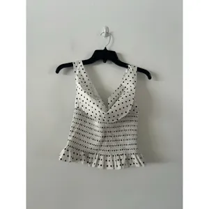 Peppermayo Heather Polka Dot Black White Bubble Skirt Set NWT Size 8 thumbnail 4
