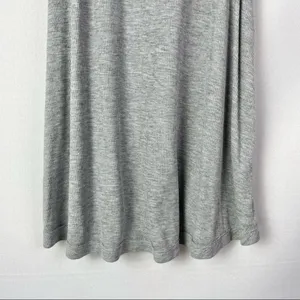 Free People Gray Topanga Mock‎ Neck Swing Tank Top S thumbnail 5