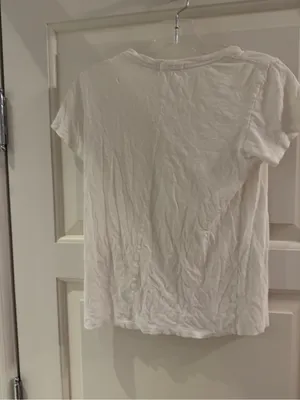 rag & bone White Short-Sleeve Crew Tee thumbnail 2