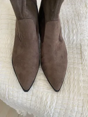 Mark Fisher LTD OTK Yakira Brown Suede Boot Women’s Size 8.5 NEW thumbnail 3