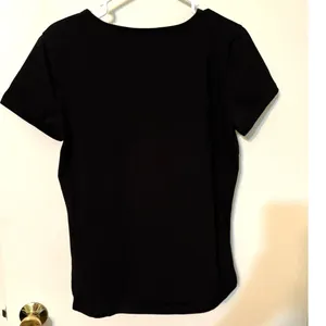 Harley-Davidson Rhinestone Logo Black Short Sleeve Tee Women's Large thumbnail 2