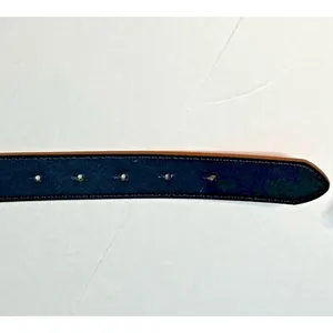 A New Day Women's Cognac & Gold Triple Plaque Belt Size Small NEW! thumbnail 6