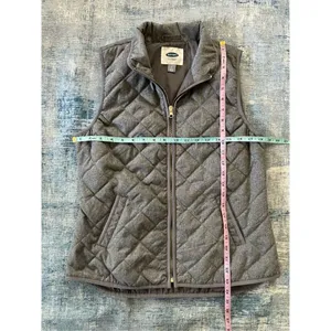 Old Navy Full Zip Lightweight Quilted Vest Women's Small thumbnail 5