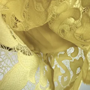 Bardot Lina Lace Sheath Dress Sleeveless Yellow Size 6 Small S EUC thumbnail 6