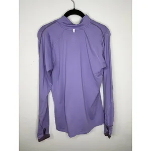 Nike Dri-FIT 1/4 Zip Running Top Women's Size Medium Purple Pullover Athleisure thumbnail 3
