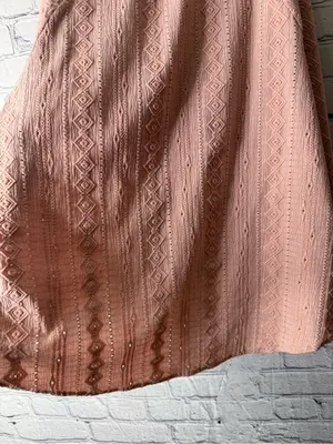 FRYE Dusty Rose Crochet-Detail Peasant Blouse XL thumbnail 12