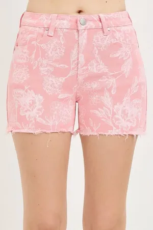 RISEN‎ High Rise Printed Shorts thumbnail 1
