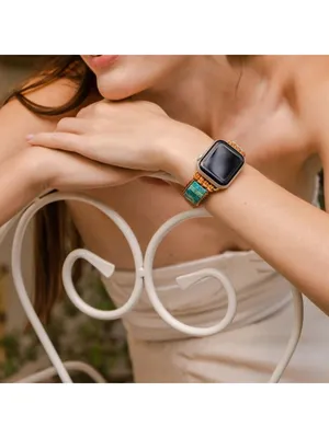 Cape Diablo Native Turquoise Protection Apple Watch Band Howlite Turquoise NWT thumbnail 3