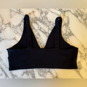 NWOT BP. V NECK Black Ribbed CROP TANK XL MSRP $25 thumbnail 14