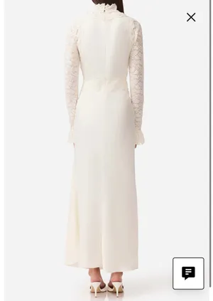 Elliatt white long sleeve dress thumbnail 2