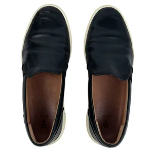 Frye Women's Ivy Black Leather Slip On Sneakers Casual‎ Shoes Size 6.5 thumbnail 7