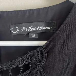 for love and lemons moonlight dress size small black cut out crochet thumbnail 6