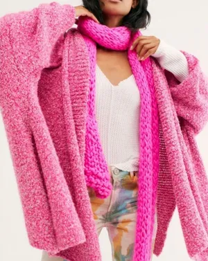 Free People Boucle Waterfall Cardi thumbnail 1