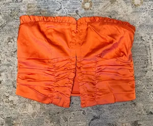 Sky to Moon Orange Corset Top thumbnail 1