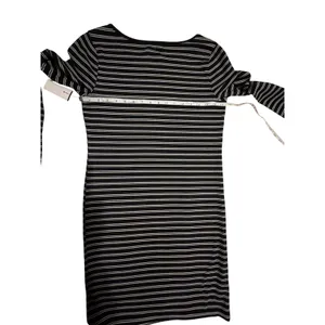 Wild Fable Womens Black White Striped Long‎ Sleeve Bodycon Mini Dress Size M thumbnail 6