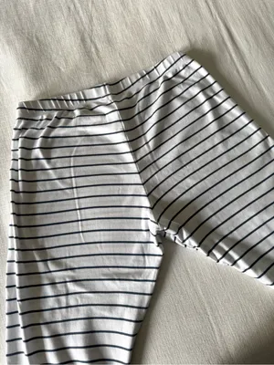 Lake Pima Cotton Stripe Pajama Pants, Medium White thumbnail 9