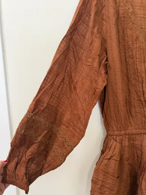 Nwt American Eagle Bohemian Tiered Western Dress thumbnail 6