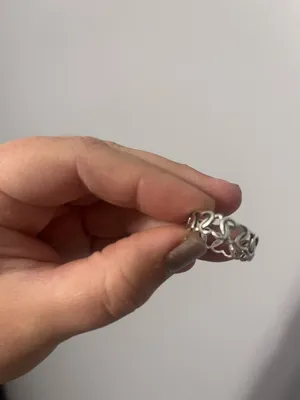 Sterling Silver 925 Heart Ring thumbnail 5