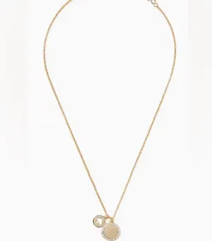 NWT Kate Spade Pave Charm Necklace thumbnail 2