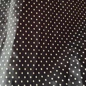 Vintage Y2K Sexy Satin Dotted Black & White Gown Baby Doll Slit Dress L thumbnail 8
