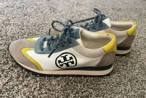 Women’s Tory Burch Vintage Nylon Runner Sneakers Size 6.5 thumbnail 1