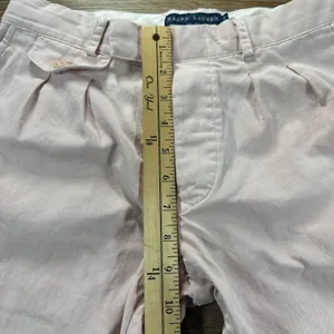 Ralph Lauren Women's Pink Chino Pants Size 2 Cotton Straight Leg Button Fly thumbnail 5