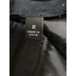Aritzia Ten Women's Black High Waisted Wide Leg Baggy Trousers Pants Size 2 thumbnail 7