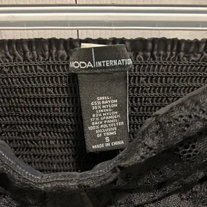 Victoria's Secret Black lace bustier corset crop top thumbnail 7